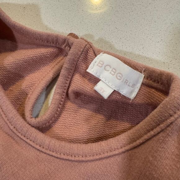 BCBGirls Toddler 3T Mauve Floral Design Dress - Picture 4 of 6